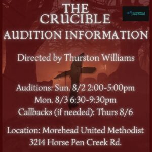 crucible auditions
