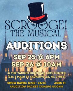 scrooge auditions